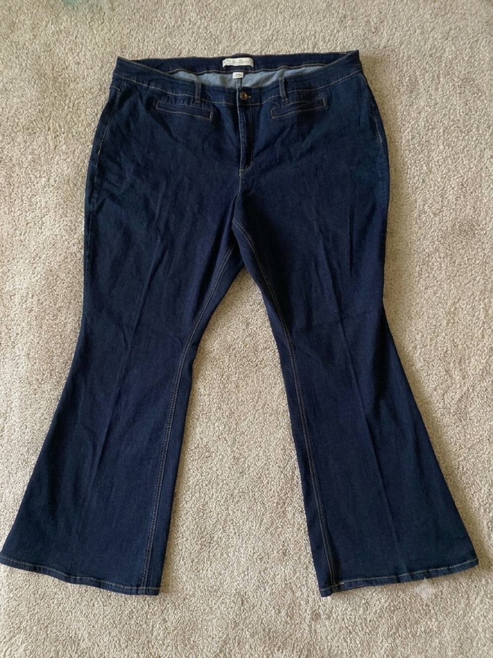 Cato Est. 1946 Denim Contemporary Bootcut Jeans Dark Wash Plus 26W